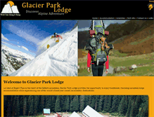 Tablet Screenshot of glacierparklodge.ca